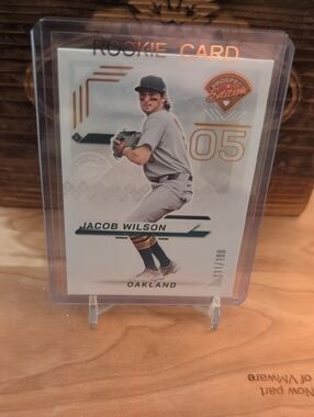 2025 Panini Jacob Wilson Prospect Edition Rookie Card #111/199 Athletics